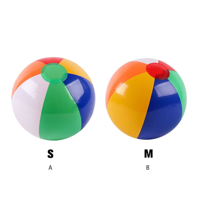 Langgg Water Ball Beach Toy Swim Plaything Exquisite Multipurpose Thicken Design Sweet Gift Smooth Surface Inflatable Balls 25cm 5Set