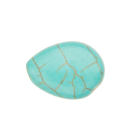 Imitation Turquoise Stone - 5pcs 18x25mm Teardrop Imitation Turquoise Cabochon