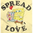 thumbnail image 2 of SpongeBob Motivational Spread Love Romper Boys or Girls Infant Baby Brisco Brands 12M, 2 of 6