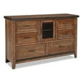 thumbnail image 2 of Intercon Furniture Taos Bedroom 6-Drawer 1-Door Wood Dresser in Brown, 2 of 3