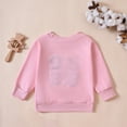 thumbnail image 7 of Mwjwdo Big Sister Little Sister Matching Outfits Baby Girl Bubble Romper Long Sleeve T-Shirt Toddler Sweatshirt Fall Clothes, 7 of 7