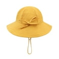 thumbnail image 6 of Cotton Bucket Hat Foldable Packable Fishing Hat Beach Cap for Boys Girls Teen,lightweight,durable,breathable XS, 6 of 8