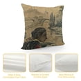 thumbnail image 4 of French Aubusson Romantic Garden Scene Decorative Pillow Covers Throw Pillowcase Square Couch Cushion Cover for Sofa Living Room Bed Car, 4 of 5