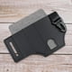 thumbnail image 3 of Funda de cuero con organizador de bolsillo y llavero para cinturón y linterna. Negro, 3 of 7