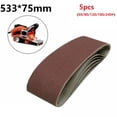 thumbnail image 1 of 5Pcs 75*533Mm Sanding Belt 60-240 Abrasive Band Sanding Screen Belt Soft Cloth, 1 of 10