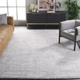 thumbnail image 2 of SAFAVIEH Berber Torvald Abstract Polyester Shag Area Rug, Grey/Ivory, 6'7" x 9', 2 of 8