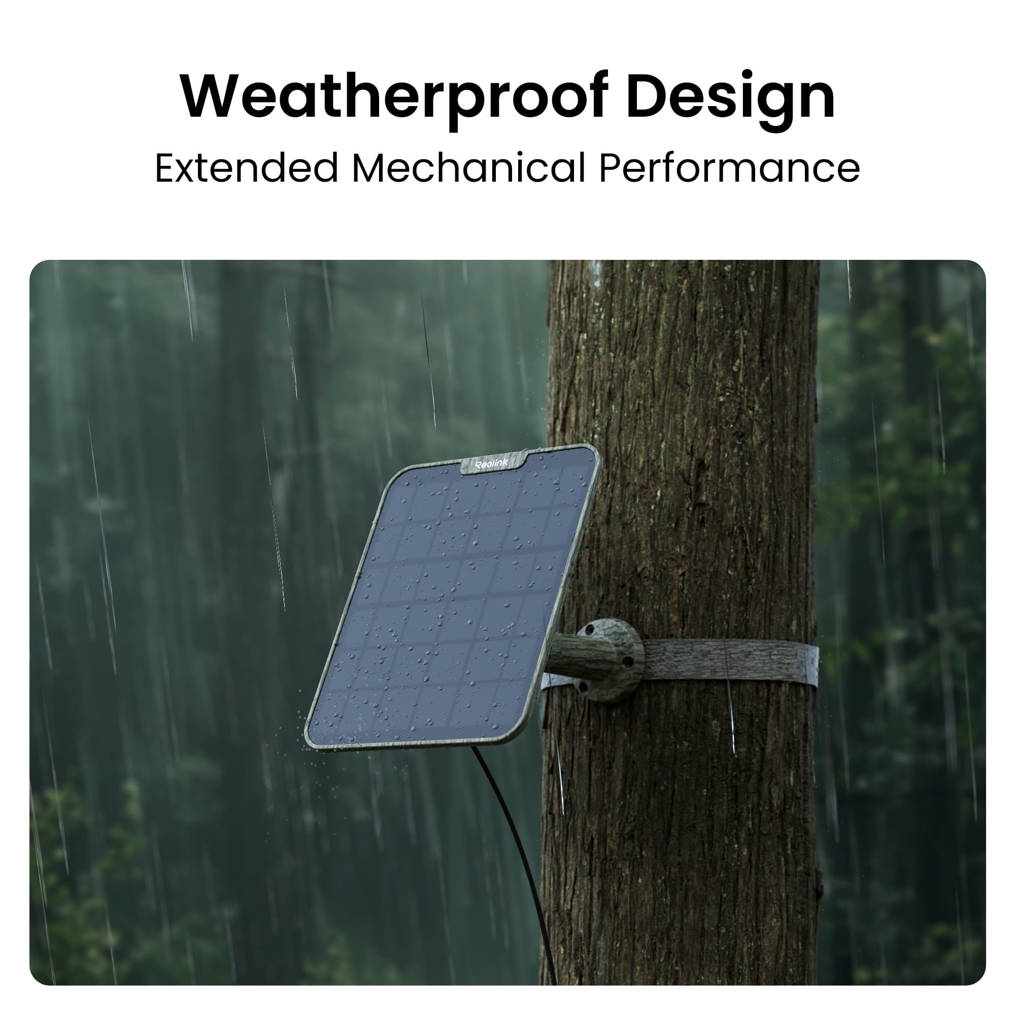 Reolink 6W Solar Panel Camouflage for Battery-Powered Camera,Dual-Lens Security Camera,Home Hub System