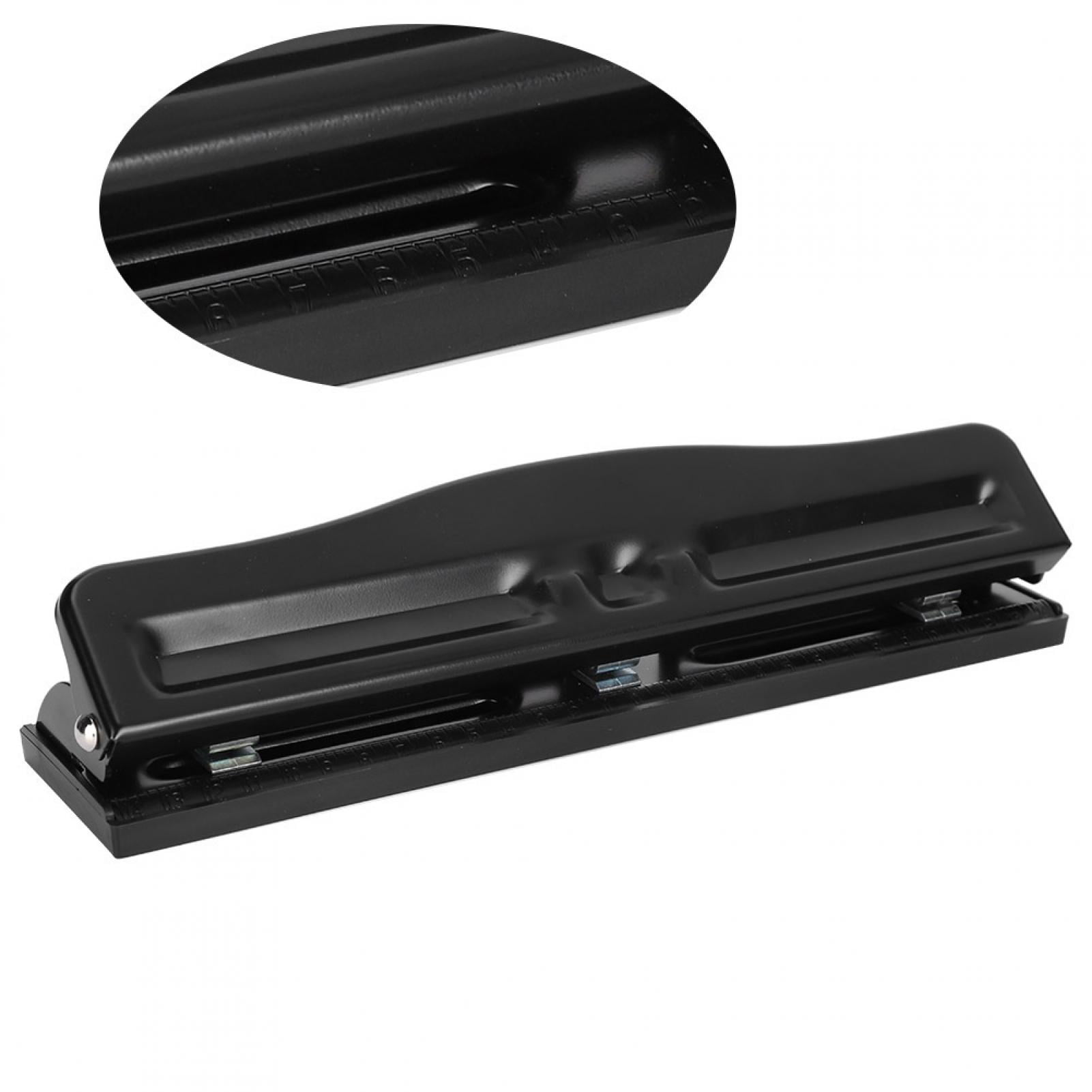 Perforatrice 3 Trous Portable - 10 Pouces, Blanche, Pour Reliure - Neuve