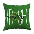 thumbnail image 2 of St Patricks Day Gnomes Throw Pillow Covers 18x18 Green Lucky Shamrock Decorative Pillow Cover St. Patrick's Clovers Bow Hat Cushion Cases Spring Rustic Outdoor Pillowcase for Couch Sofa, 2 of 6