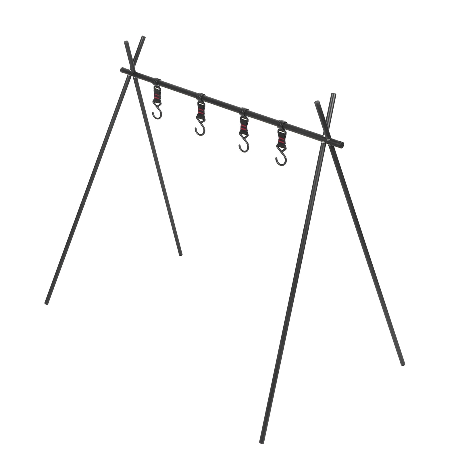 Cooking Stand, BBQ Supplies BBQ Grill Grill Tripod Cooker Barbecue Aluminum Alloy Rack Multi-function Tripod With Hook And Carrying Case For Cookware Party
