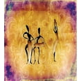 thumbnail image 3 of Ambesonne African Duvet Cover Set, Native Women Dancing, 2-Calking, Tan Purple, 3 of 7