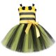 thumbnail image 3 of Vestido de tutú de abeja pequeña para niñas, disfraz de Halloween, flores de tul, disfraz de hada abeja para fiesta de vacaciones para niños, 3 of 5