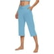 thumbnail image 2 of MKLEKYY Leggins push up mujer Pantalones tres cuartos casuales cómodos para uso diario para verano Opciones de fácil cuidado y estilo para atuendos versátiles, 2 of 4
