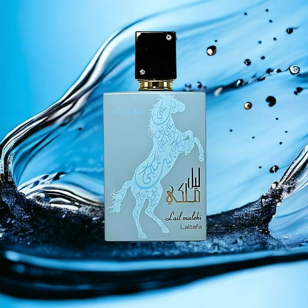Lattafa Unisex Lail Maleki Morrocan Blue EDP Spray 3.4 oz