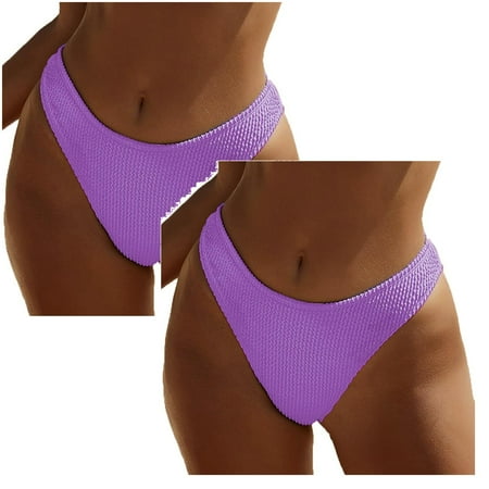 Kcodviy 2Pcs Women Low Waist Bikini Boys Swim Shorts 16-18 Bottoms Swim Briefs Beach Sunflower Two Piece Outfit Women Shorts Ruched Bottom Swim Swim Sports Bra For Swimming Bottom Full Coverage S