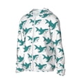thumbnail image 2 of Fotbe Cartoon Shark Men's Women's UPF 50+ Sun Protection Jacket Hooded Cooling Shirt with Pockets Hiking Outdoor Performance-Medium, 2 of 8
