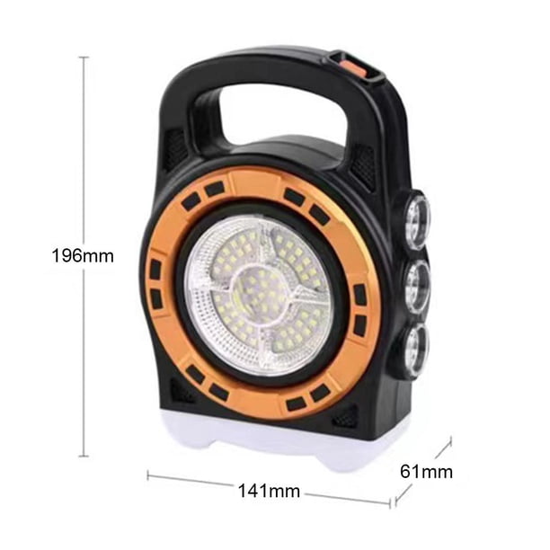Lámpara Linterna brillante de 500 lm de camping de 3 marchas para escalada al aire libre (LED dorado) Sywqhk Para estrenar