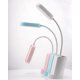 thumbnail image 5 of Lámpara de escritorio rosa para niños, lámpara de escritorio LED táctil regulable, 3 niveles de brillo, lámpara de escritorio con forma de animal recargable, inalámbrica, portalápices y soporte, 5 of 5