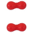 thumbnail image 4 of bedienty Peanut Spiky Massage Ball Trigger Point Foot Roller Relief Pain Muscle for Relax red 2Set, 4 of 6