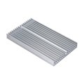 thumbnail image 1 of Disipador de aluminio plateado con 16 aletas para amplificadores de alta potencia, 1 of 6