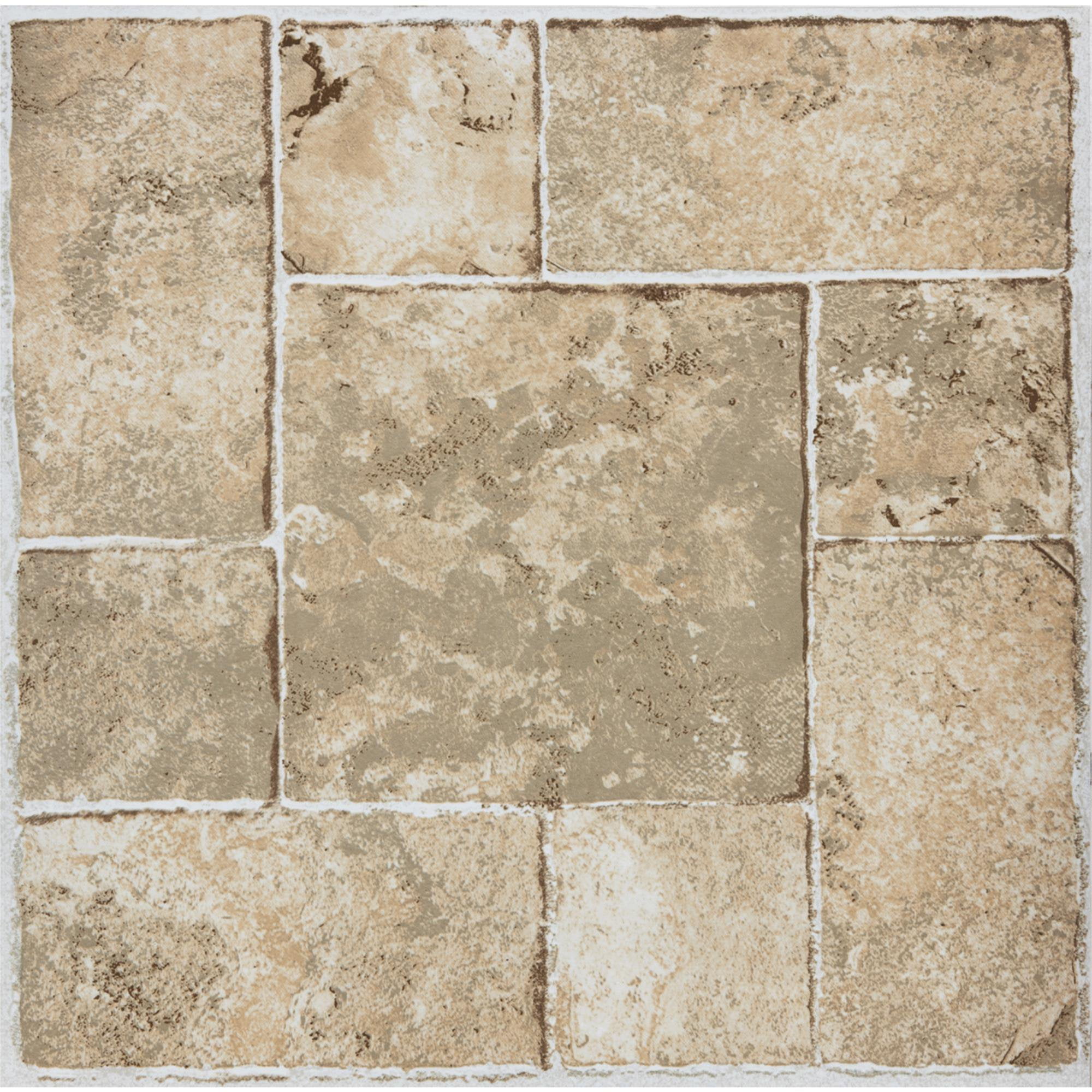 Home Impressions 12" x 12" Paver Antico Vinyl Floor Tile