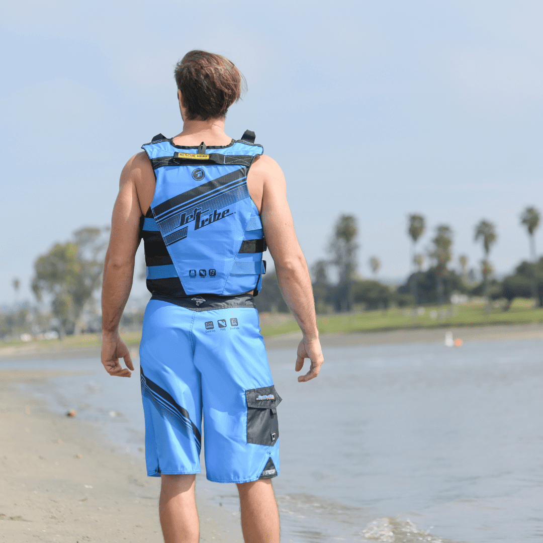 UR-20 Pivot Vest | Aqua Blue | Comfort EVA Foam | Comp PFD Life Vest (S/M)