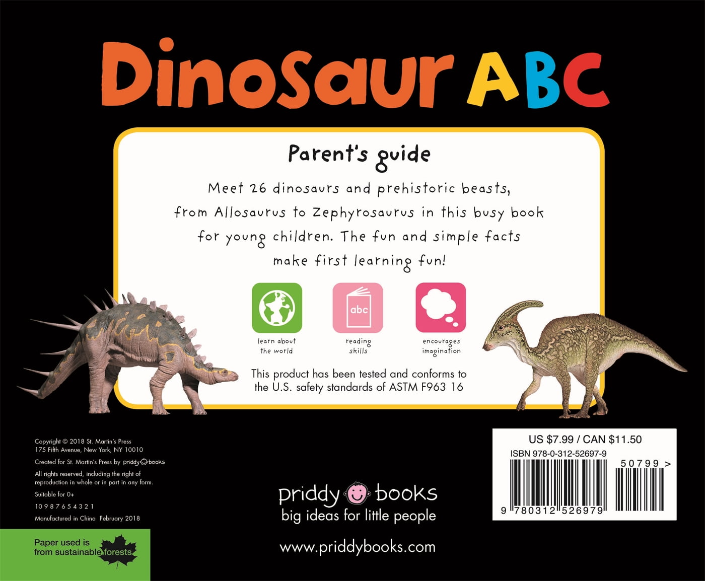 Dinosaur Abc Board Book - 