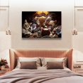thumbnail image 6 of Cats Playing Poker Artworks Picture Print Poster Wall Art Painting Canvas Gift Decor Home Posters Decorative 12x18inch(30x45cm), 6 of 6