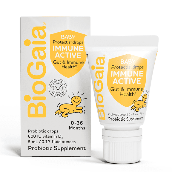 BioGaia Baby Probiotic Drops   Vit D | Ease Crying, Colic & Support Immune Health | 25-Day Supply