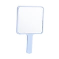 thumbnail image 2 of Compact Hand Mirror Small Cute Hand Mirror with Handle Lightweight Small Makeup Light Blue, 2 of 9