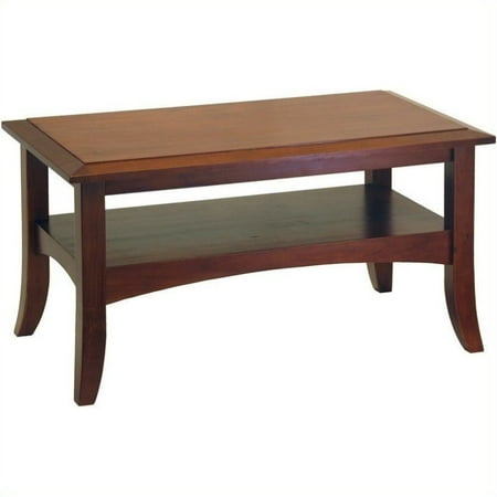 For Winsome Wood Craftsman Coffee Table Walnut Finish Accuweather For Winsome Wood Craftsman, Winsome Wood Maya Round Coffee Table Black Top Metal Legs