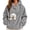 Light Gray, variant on Flannel Pet Pouch Hoodie For Women, Ultra-Soft Pocket Front Sweatshirt, Pet Carrier Sweater For Small Dogs & Cat, Camel, XXL
