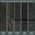 thumbnail image 4 of mDesign Bathroom 100% Cotton Rectangular Rug, Long Runner, 60" x 21", Black, 4 of 7