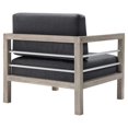thumbnail image 6 of Modway Wiscasset Outdoor Patio Acacia Wood Loveseat Set EEI-3761-LGR-STE-SET, 6 of 7