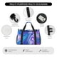 thumbnail image 4 of Fotbe Swirl Blue And Purple Bolsa de Viaje con Estampado, Bolsa de Fin de Semana para Mujer con Compartimento para Zapatos, Bolsa de Gimnasio con Bolsillo Húmedo, 4 of 7