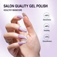 thumbnail image 3 of Candy Lover Cat Eye Gel Nail Polish Kit, 6 Blue Purple Holographic Glitter Gel Polish with 2 Magnets, Soak Off UV LED Nail Polish, Manicure Gift Set for Women, 3 of 8