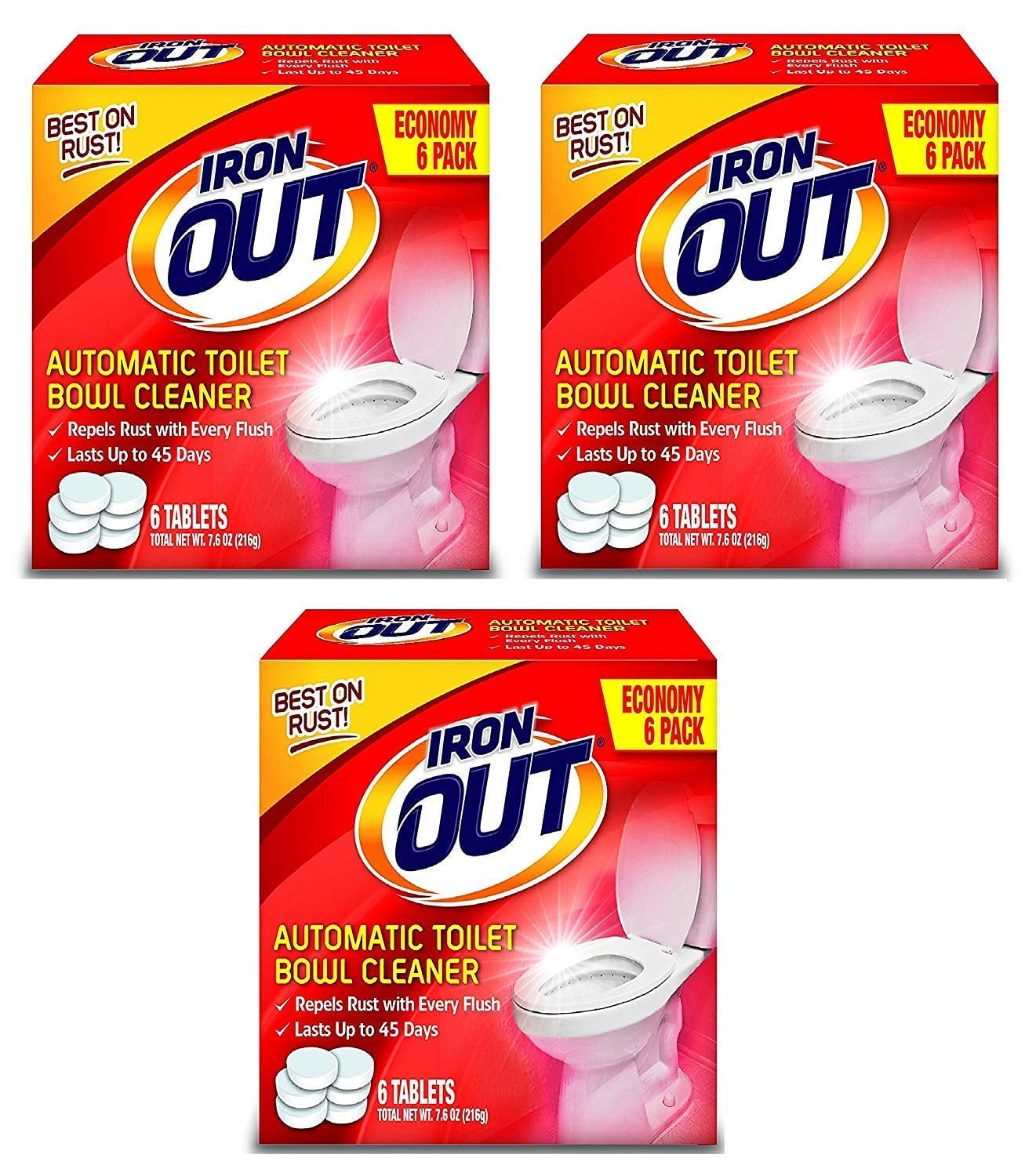 Iron OUT Toilet Bowl Cleaners, 18 Count