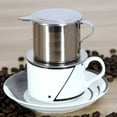 thumbnail image 6 of Pangheng Stainless Steel Finish 1-Cup Vietnamese Coffee Drip Press Maker, 6 of 8