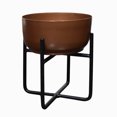thumbnail image 5 of Handmade 100% Iron Round Modern Copper Coated Color 5.2 x 4.8 x 4.8 Inches Planters Pot 1003, 5 of 5