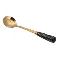 thumbnail image 2 of Cookware sets stainless steel coffee stirring spoon with ceramic handle golden flower spoon, 2 of 5