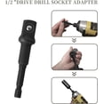 thumbnail image 3 of GEREMF-3-Piece Socket Adapter Set DW2541IR, DW2542IR, DW2547IR for Dewalt socket adapter 1/4", 3/8", 1/2" Drive Drill Socket Adapter 2pack, 3 of 4