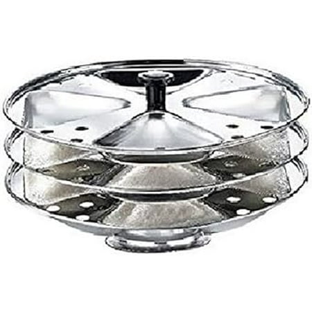 iKonbi Stainless Steel Triangle Shape idli stand/Idli maker 4x3 Plates (12 idli)