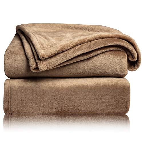 Bedsure Fleece Blanket Twin Size Taupe Lightweight Blanket Super Soft Cozy  Camel Blanket - Walmart.com