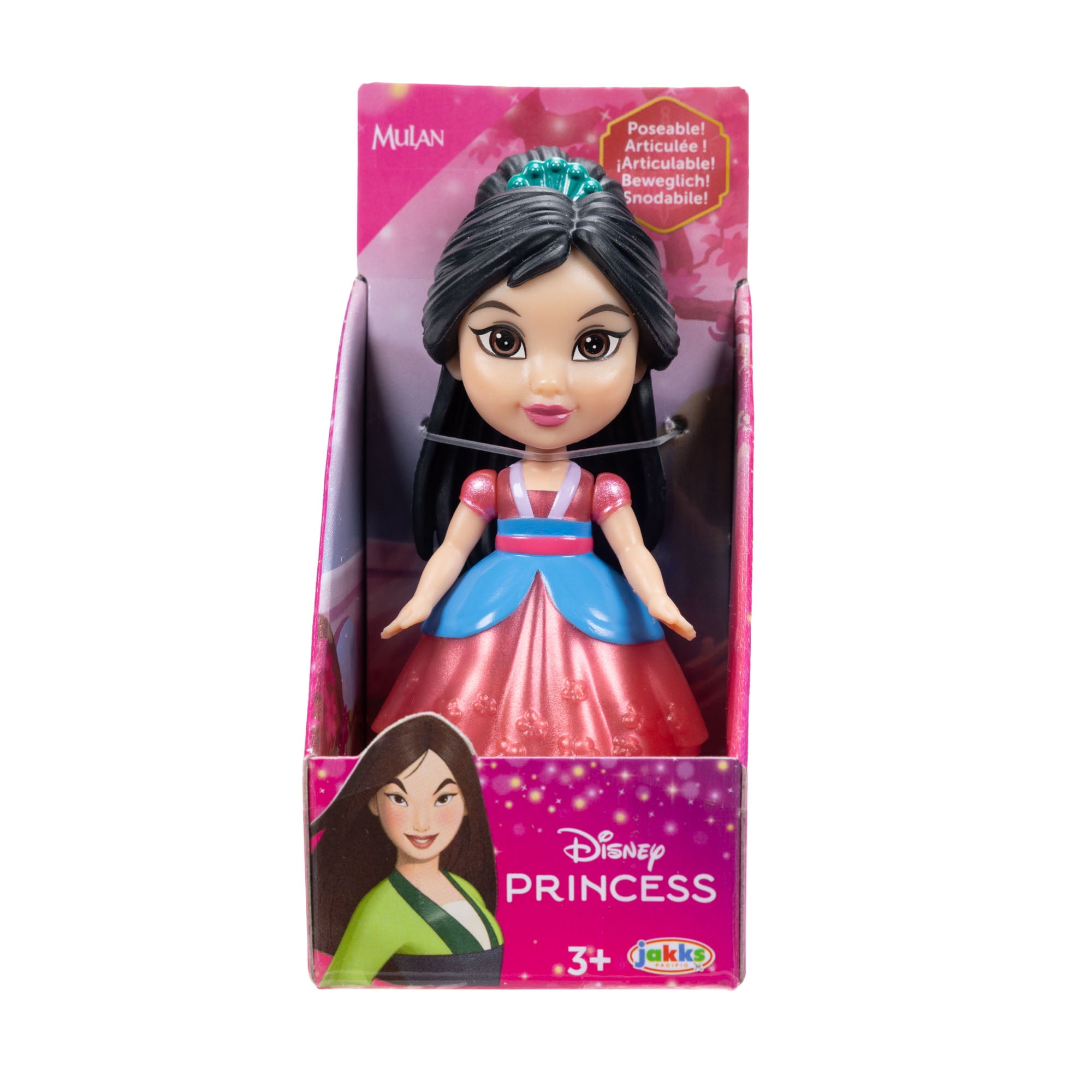 Disney Princess Dolls 3-Inch Mulan Collectible Figure