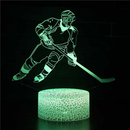 

Toyella Hockey player series creative 3DLED night light I 3 colors Remote control