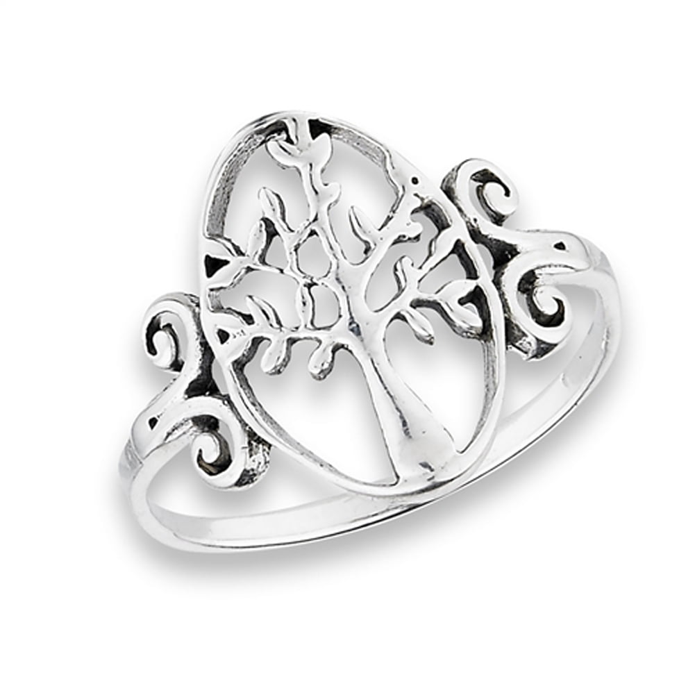 Womens 925 Sterling Silver Vintage Style Filigree Butterfly Ring 23mm Length. 6