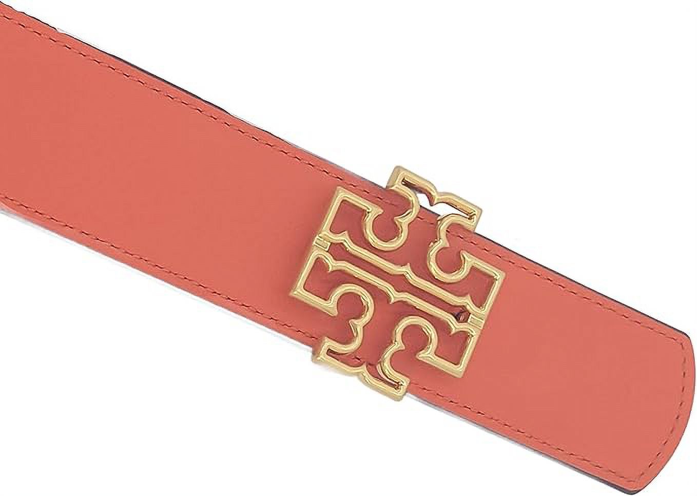 Tory Burch 141742 Britten Logo Classic Tan/Poppy Red With  display picture 1
