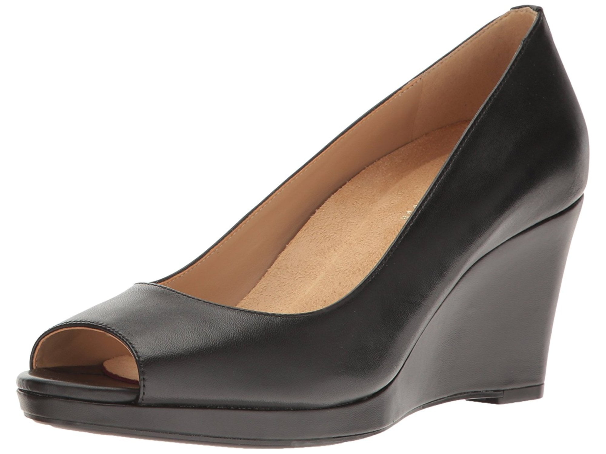 naturalizer peep toe wedge