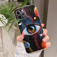 thumbnail image 1 of Funda de teléfono de arte psicodélico colorido para iPhone 8, 7, 6, 6S Plus, X, SE, 2020, XR, XS, 14, 11, 12, 13, Mini Pro Max, 1 of 4