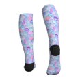 thumbnail image 2 of Bixox Watercolor Sea Shells 1 Print Compression Socks,Compression Socks Women & Men Circulation for Medical,Running,Athletic, 2 of 7